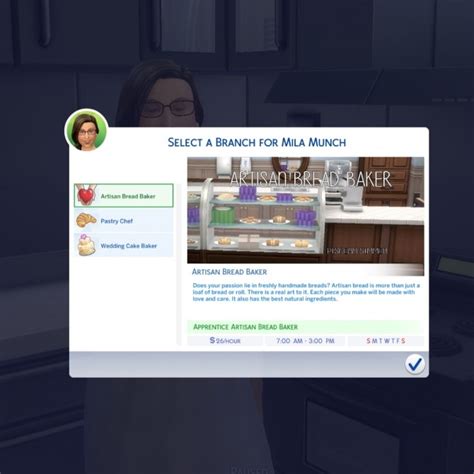 With the sims 4 youtuber career mod, you can select up to 7 different occupations. Baker Career by Piscean6 at Mod The Sims » Sims 4 Updates
