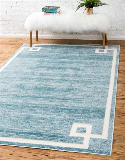 Turquoise 8 X 10 Uptown Collection By Jill Zarin Rug Area Rugs
