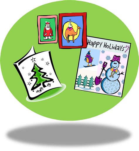 Christmas Cards Clip Art Clipart Best