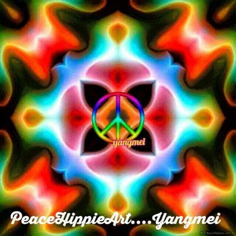 Psychedelic Peace Hippie Art Peace Peace And Love