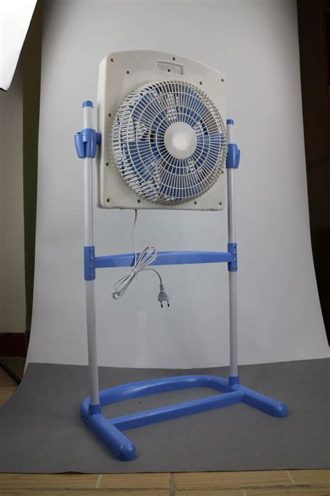 12 Inch 30cm Electric Plastic Standing Box Fan In New Design With