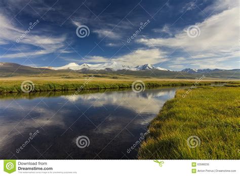 Green Meadows And River Stock Image Image Of Field Grass 63588235