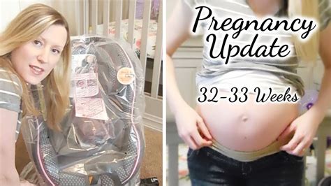 32 33 Week Pregnancy Update Thought My Water Brokeat Grocery Store