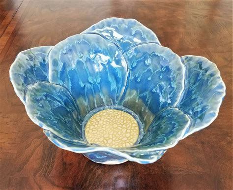 Handmade Pottery Large Pottery Bowl Large Stoneware Bowl Decorative Bowl Home Decor