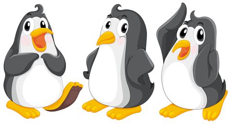 Clipart Cute Cartoon Clipart Cute Penguins Some Vector Penguins