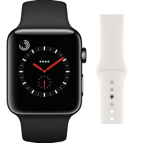 Apple Watch Series 3 42mm Smartwatch Gps Cellular Space Black
