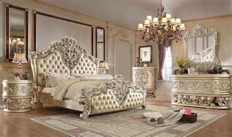 Homey Design Bedroom Set 5 Pc Hd 8008 Homey Design Golden Royal Palace