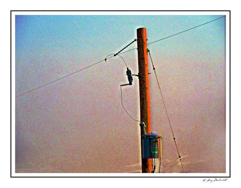 Power Poles As Art 2 Photograph By Larry Mulvehill Fine Art America