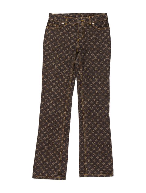 Louis Vuitton Monogram Mid Rise Jeans Clothing Lou290946 The Realreal