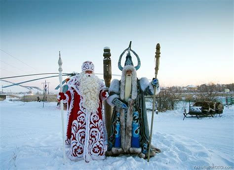 ЯкутияФото Russian Santa Sakha Republic Snow Maiden