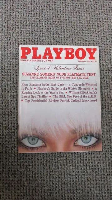 Vintage February Playboy Magazine Suzanne Somers Sandy Cagle