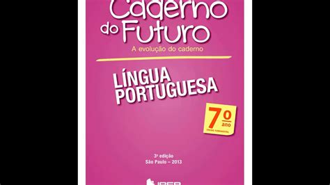 Caderno Do Futuro Português 7° Ano Youtube
