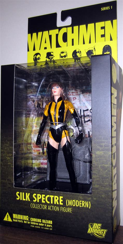 Spectre haunts her enemies wherever they may be. Silk Spectre Modern Watchmen action figure