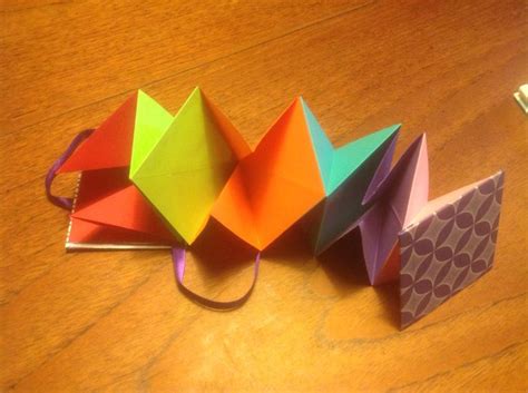 Multi Coloured Origami Mini Book Mini Books Origami Color