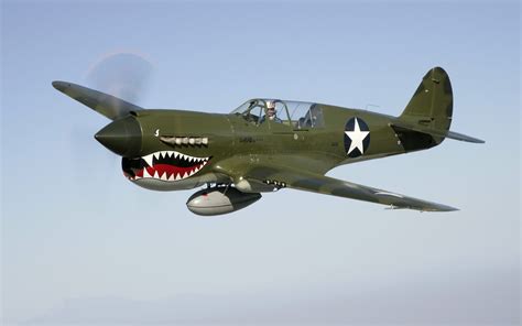 🔥 Free Download Aircraft Airplanes Fighter World War Ii Warbird P40