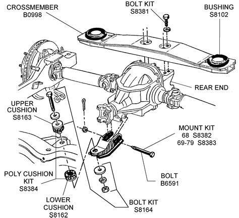 Crossmember And Related Diagram View Chicago Corvette Supply