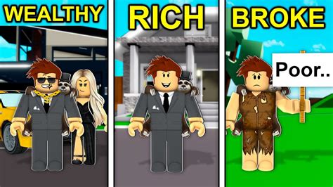Wealthy To Rich To Broke In Roblox Brookhaven Youtube