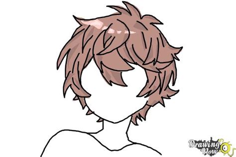 How To Draw Anime Boy Hair Drawingnow