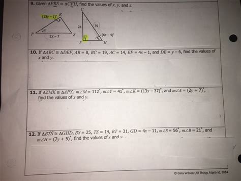 Gina wilson 2016 algebra worksheets key pdf. Gina Wilson All Things Algebra Geometry Unit 6 Worksheet 2 ...