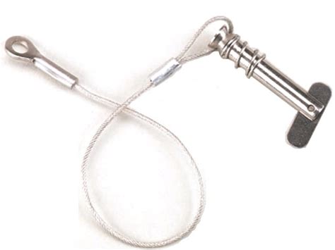 Attwood Stainless Steel 14 Clevis Pin With Lanyard 66202 3 Clevis