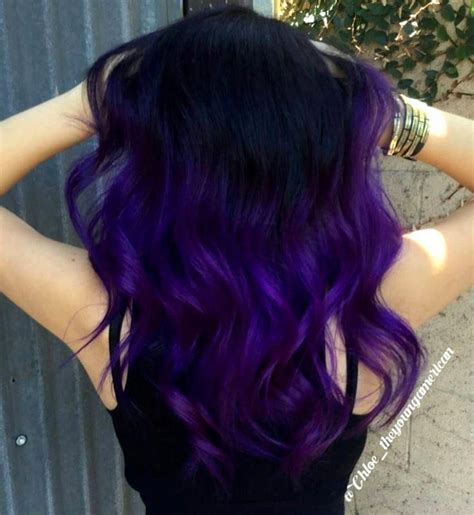 Dark Purple Hair Color Purple Ombre Hair Hair Color Pastel Hair