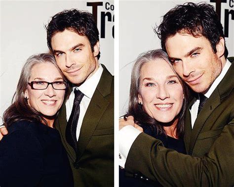 Robyn is very proud of ian's career achievements. Ian Somerhalder and his Mom Edna at Condé Nast Traveler ...