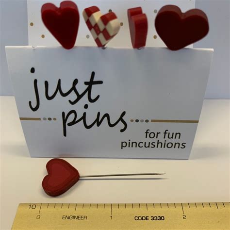 Just Another Button Company Just Pins Hearts Etsy