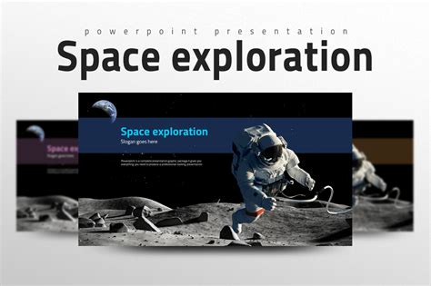 Space Exploration Powerpoint Template Templatemonster