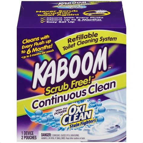 Kaboom Toilet Bowl Cleaners With Refills 61 Ounce 2 Count