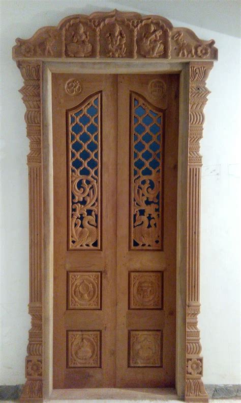 Pooja Door Carving Pooja Room Door Design Room Door Design Pooja