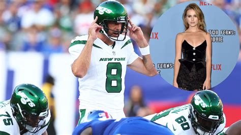Aaron Rodgers Rumored Gf Mallory Edens Was At His Jets Debut