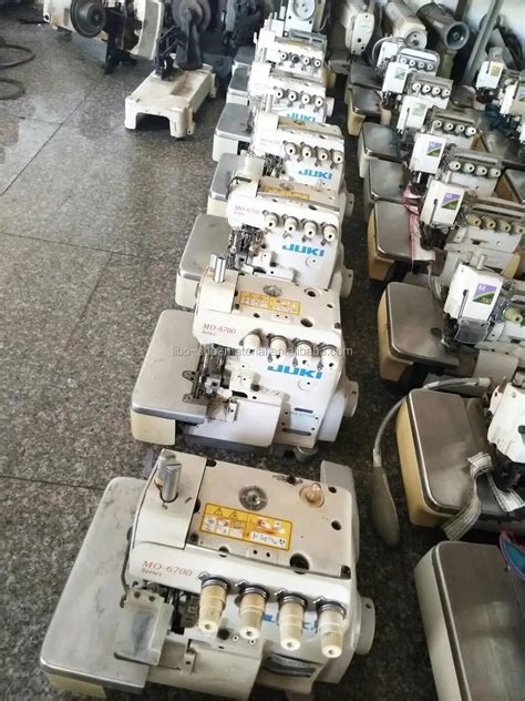 Juki Mo 6714s 4 Threads High Speed Industrial Used Overlock Sewing