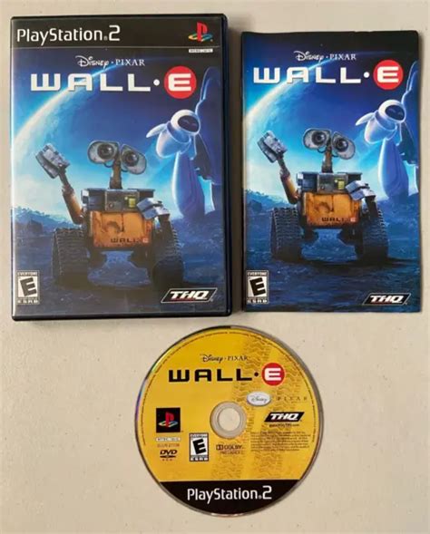 Disney Pixar Wall E Sony Playstation 2 Ps2 Video Game Used Complete 14