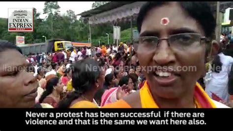 Sasikala Teacher Speaks To The New Indian Express About The Ongoing Sabarimala Protest Youtube