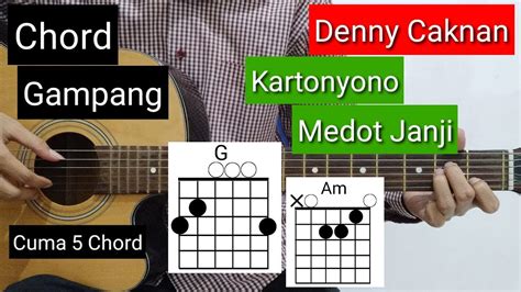 Chord Gampang Kartonyono medot janji - Denny Caknan (Chord ...