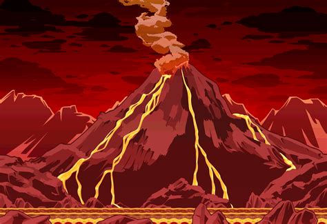 Top Imagen Animated Volcano Background Thpthoangvanthu Edu Vn