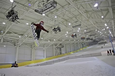 They were able to walk their own tubes to the loading zone and wait in line to come down on the tracks! New Jersey mall opens 180,000 sq-ft indoor ski slope that ...