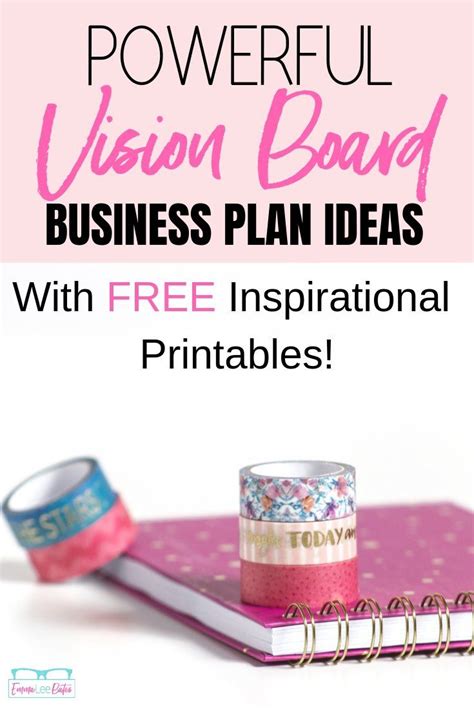 Powerful Vision Board Business Plan Ideas With Free Printable