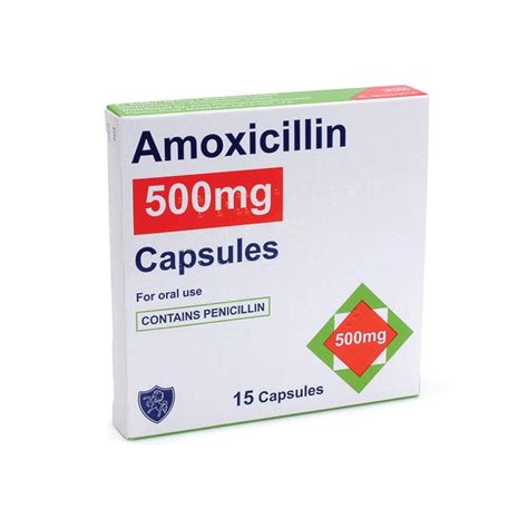 Survival 32 Amoxicillin 500mg Capsules 15