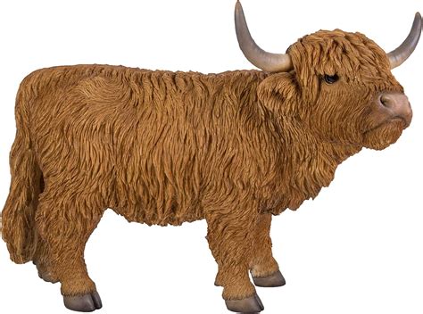 Vivid Arts Real Life Highland Cattle Home Or Garden Decoration Xrl