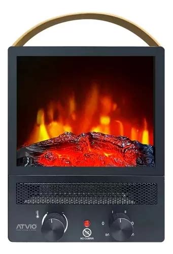 Atvio Calefactor El Ctrico Tipo Chimenea Efecto Fuego Env O Gratis