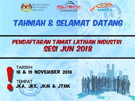 Presentationslide #latihanindustri pembentanga slide ( j.y zulkefly & associates ) nama : LI SESI JUN 2018 : SENARAI NAMA PENSYARAH PENILAI MENGIKUT ...