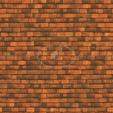 Pommard Flat Clay Roof Tiles Texture Seamless 03541