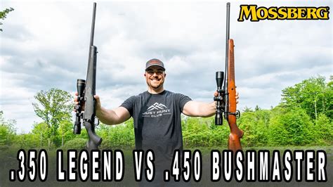 350 Legend Vs 450 Bushmaster Youtube