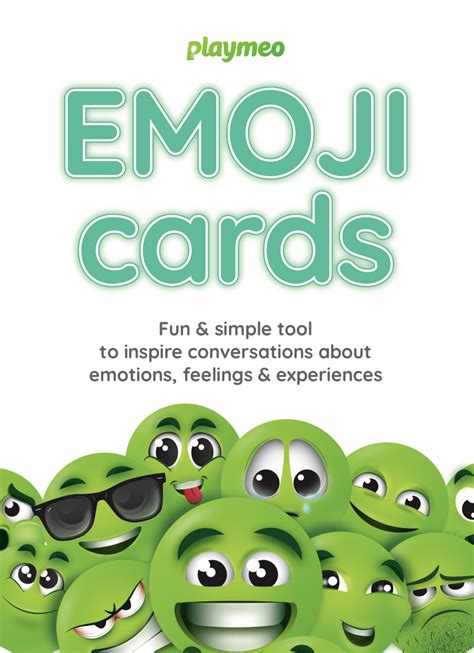 Emoji Cards Versatile And Fun Set Of Cards With Range Of Feelings