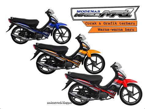 Pabrikan sepeda motor nasional malaysia, modenas belum lama ini meluncurkan bebek murah untuk warganya. Kriss MR1 Berwajah Baru.. - MODENASWORLD