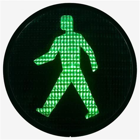 Green Man Traffic Light