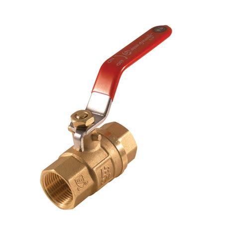 Aqua Dynamic 1 Inch Threaded Forged Brass Full Port Ball Valve Lead Free The Home Depot Canada