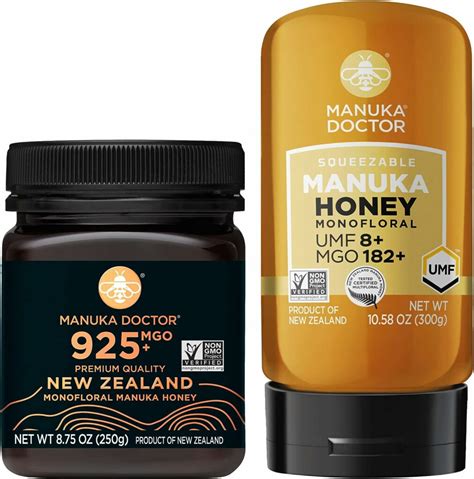 Manuka Doctor Mgo And Mgo Squeezy Manuka Honey Monofloral