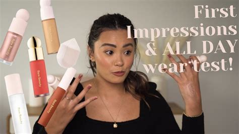 First Impressions All Day Wear Test Rare Beauty Youtube